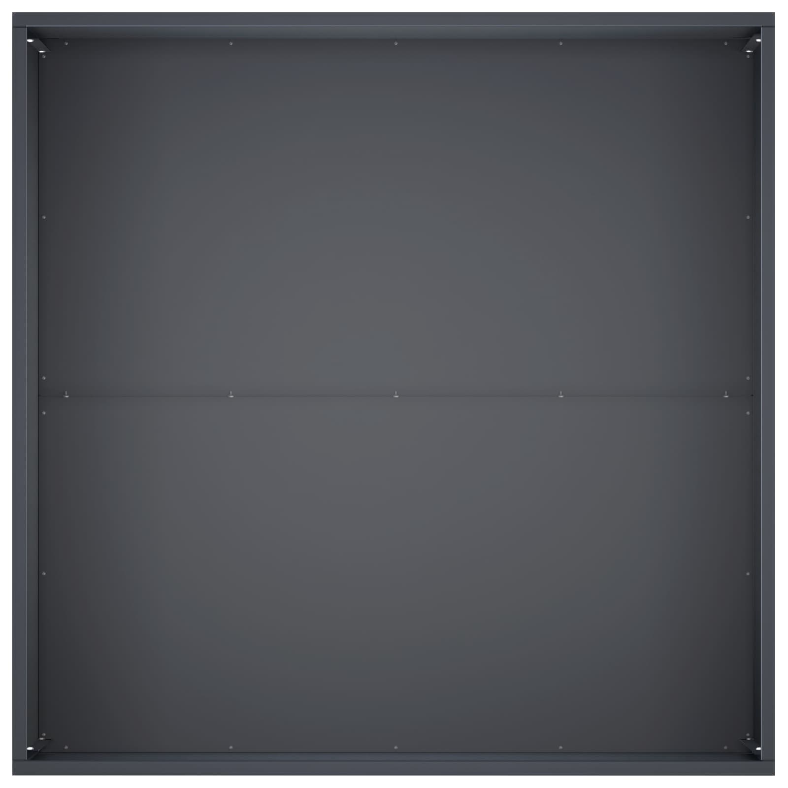 Γλάστρα Κήπου 2 τμχ. Ανθρακί 100 x 100 x 40 cm - Pakobazaar