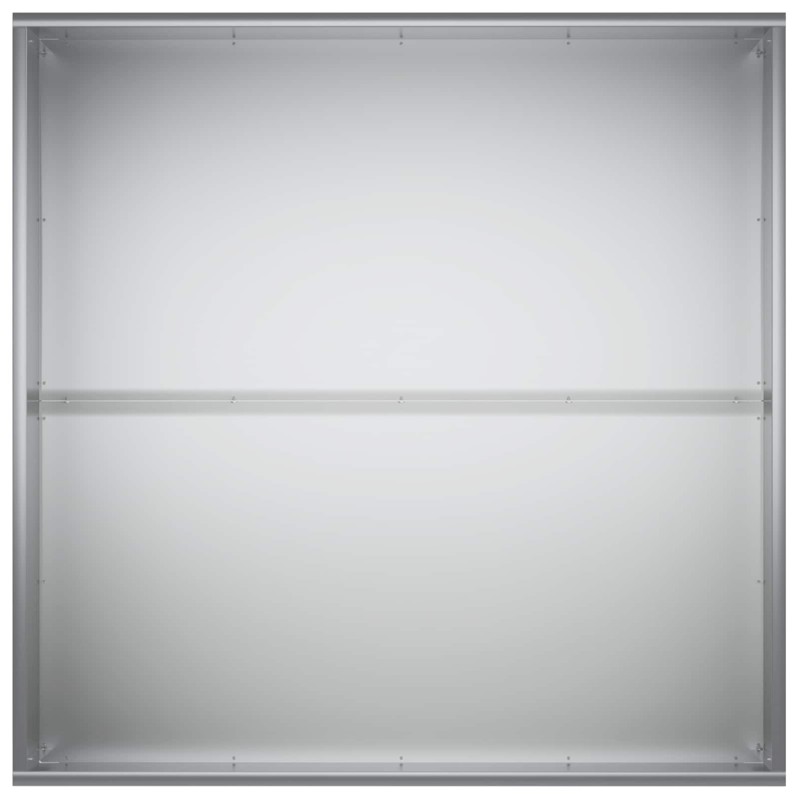 Γλάστρα Κήπου Ασημί 100 x 100 x 40 cm Γαλβανισμένος Χάλυβας - Pakobazaar