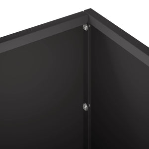 Γλάστρα Κήπου 2 τμχ. Μαύρο 80 x 20 x 20 εκ. - Pakobazaar