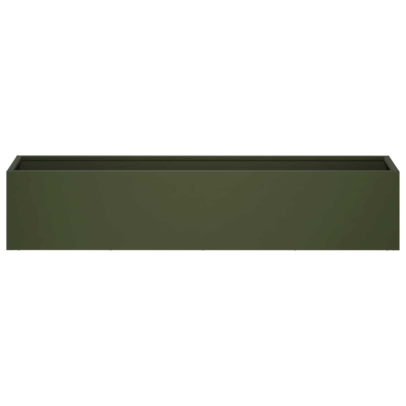 Γλάστρα Κήπου 2 τμχ. Λαδί 100 x 20 x 20 εκ. - Pakobazaar