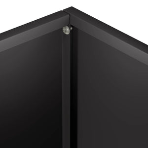 Γλάστρα Κήπου Μαύρο 40 x 30 x 30 εκ Ψυχρής έλασης χάλυβας - Pakobazaar