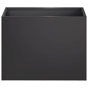 Γλάστρα Κήπου 2 τμχ. Μαύρο 40 x 30 x 30 εκ - Pakobazaar