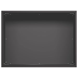 Γλάστρα Κήπου 2 τμχ. Μαύρο 40 x 30 x 30 εκ - Pakobazaar