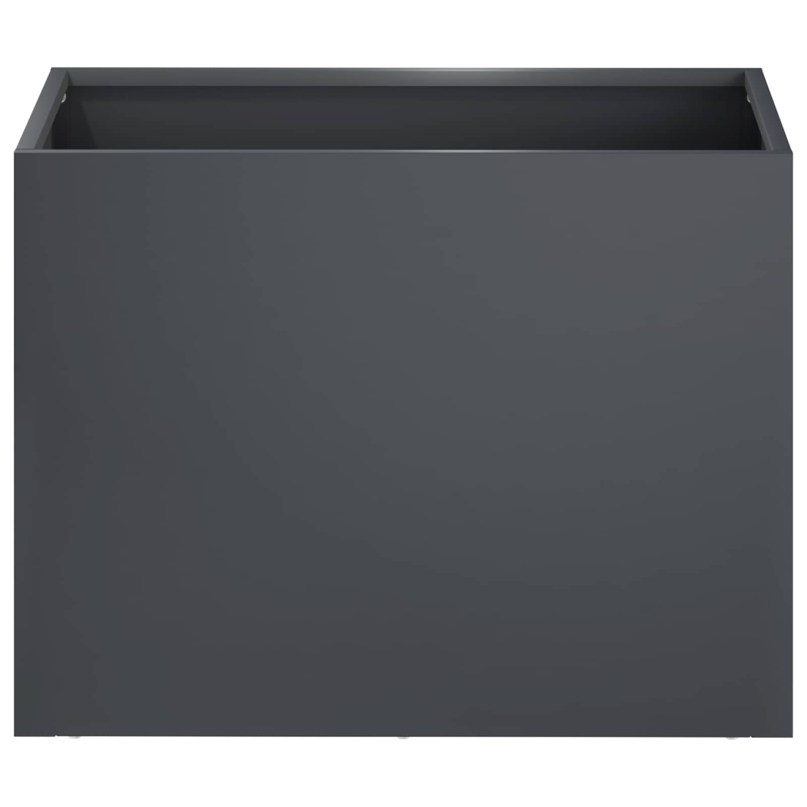 Γλάστρα Κήπου 2 τμχ. Ανθρακί 40 x 30 x 30 εκ