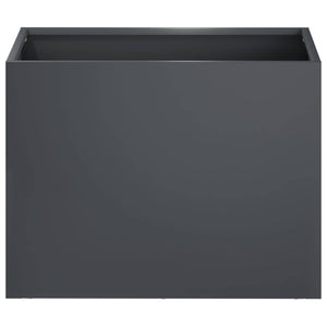 Γλάστρα Κήπου 2 τμχ. Ανθρακί 40 x 30 x 30 εκ