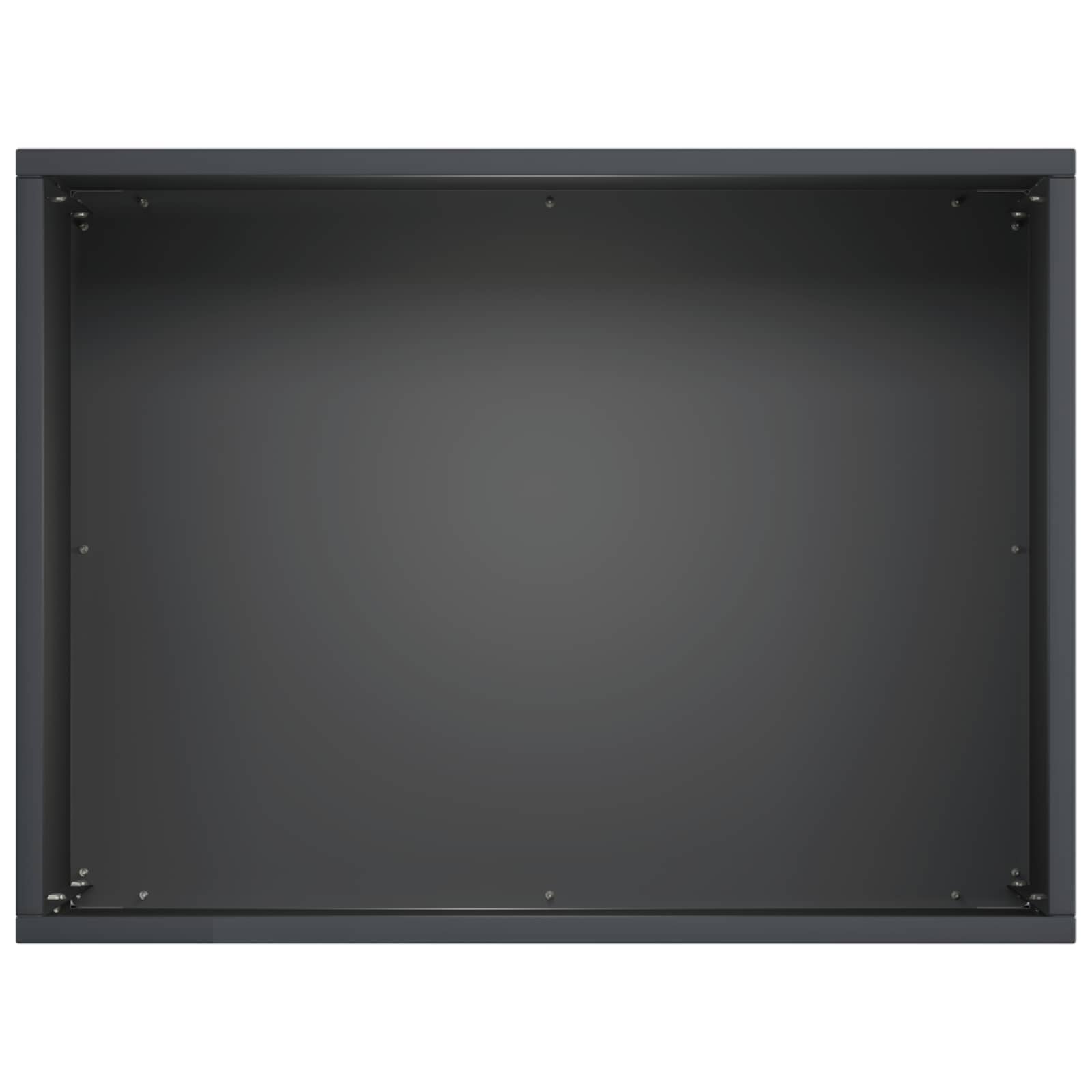 Γλάστρα Κήπου 2 τμχ. Ανθρακί 40 x 30 x 30 εκ