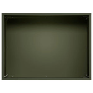 Γλάστρα Κήπου 2 τμχ. Λαδί 40 x 30 x 30 εκ Ψυχρής έλασης χάλυβας