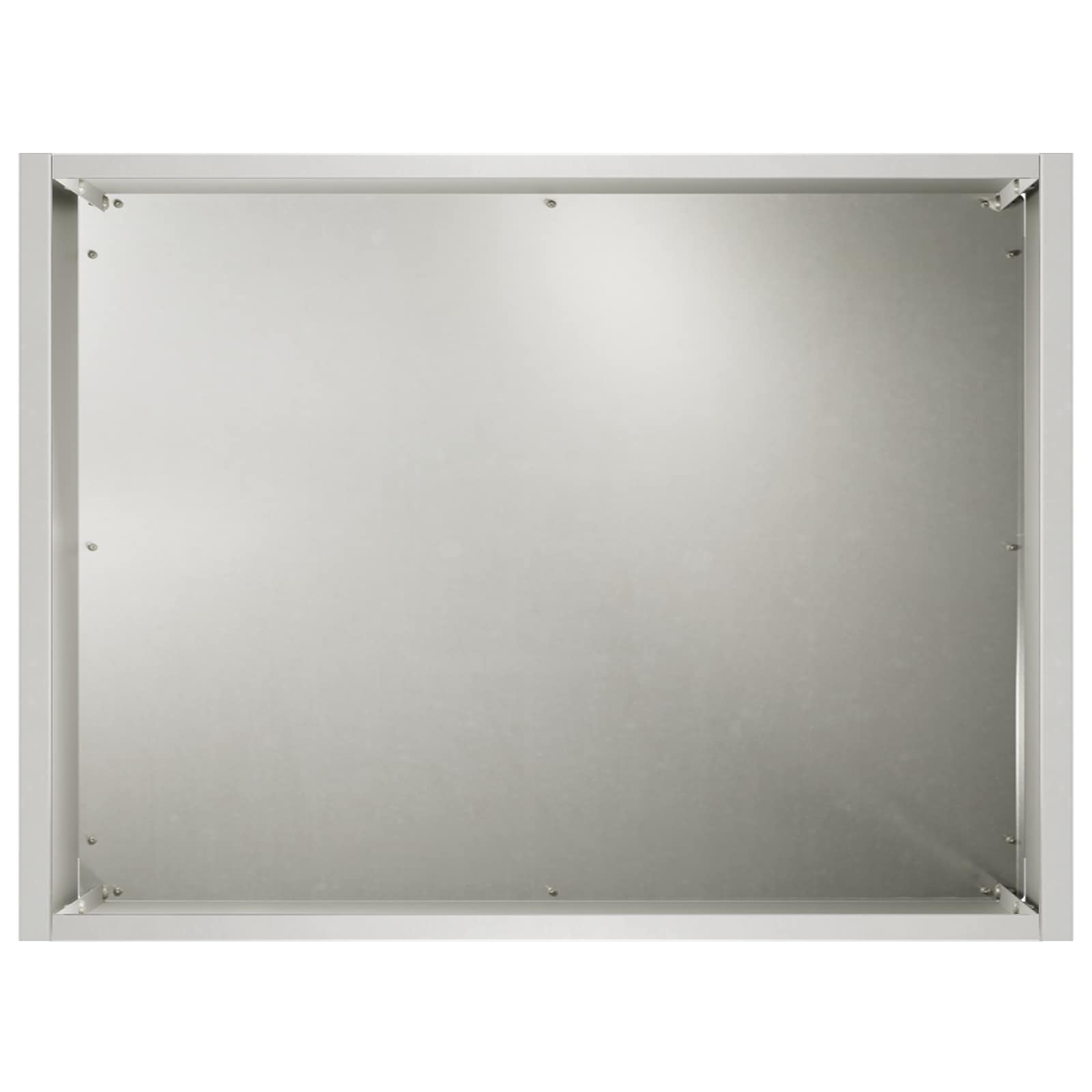 Γλάστρα Κήπου 2 τμχ. Ασημί 40 x 30 x 30 εκ Ανοξείδωτο Ατσάλι - Pakobazaar