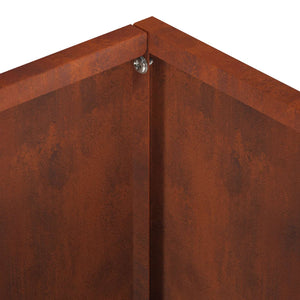 Γλάστρα Κήπου Σκ rusty 40 x 30 x 30 εκ