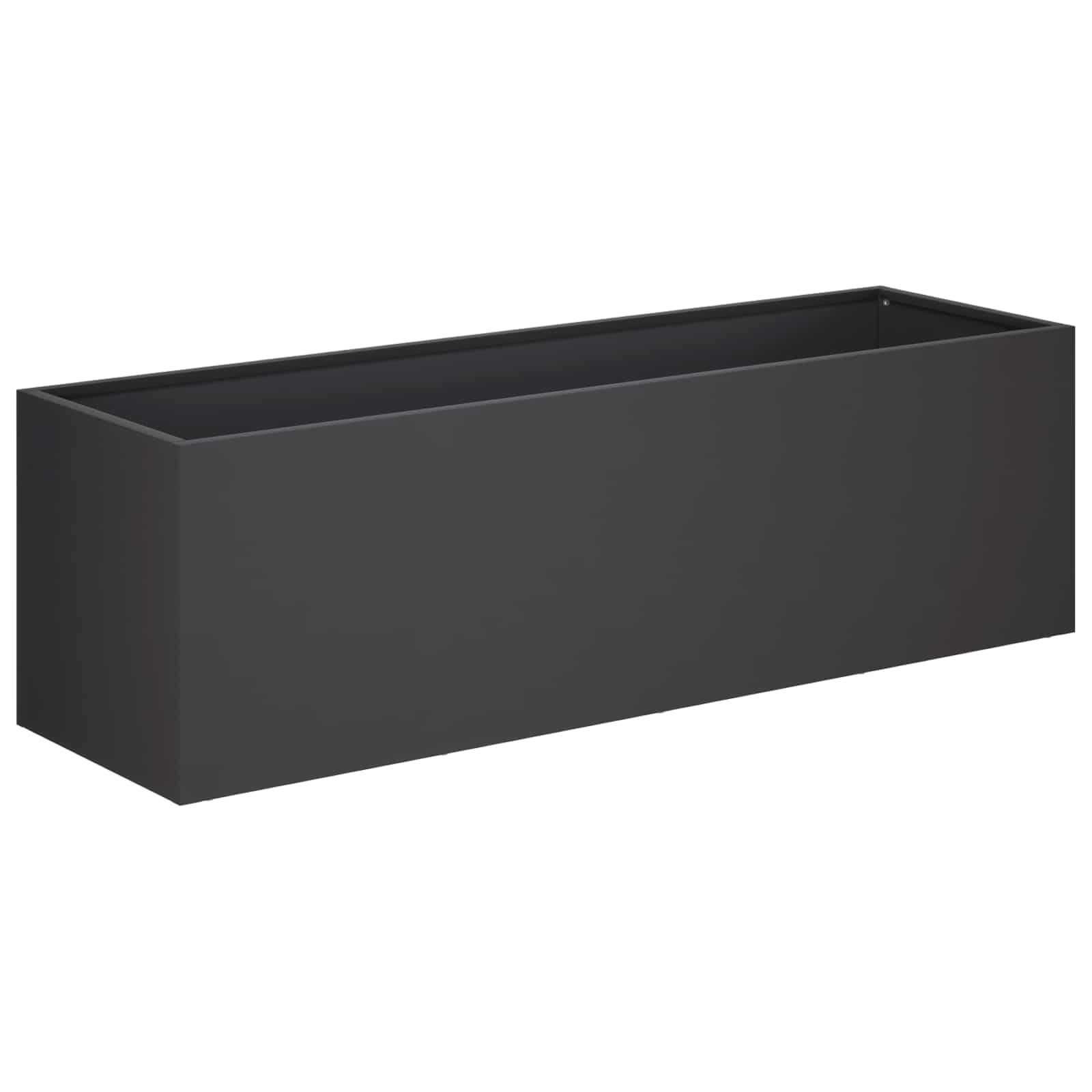 Γλάστρα Κήπου 2 τμχ. Μαύρο 80 x 30 x 30 εκ