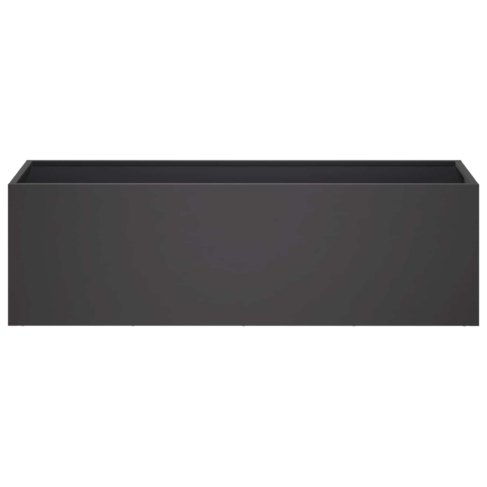 Γλάστρα Κήπου 2 τμχ. Μαύρο 80 x 30 x 30 εκ
