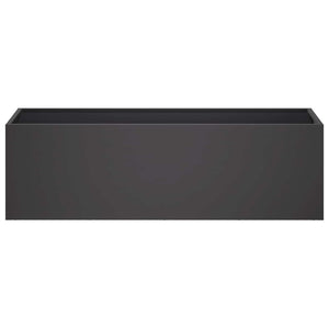 Γλάστρα Κήπου 2 τμχ. Μαύρο 80 x 30 x 30 εκ