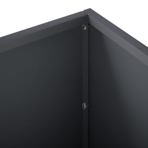 Γλάστρα Κήπου 2 τμχ. Ανθρακί 100 x 30 x 30 cm