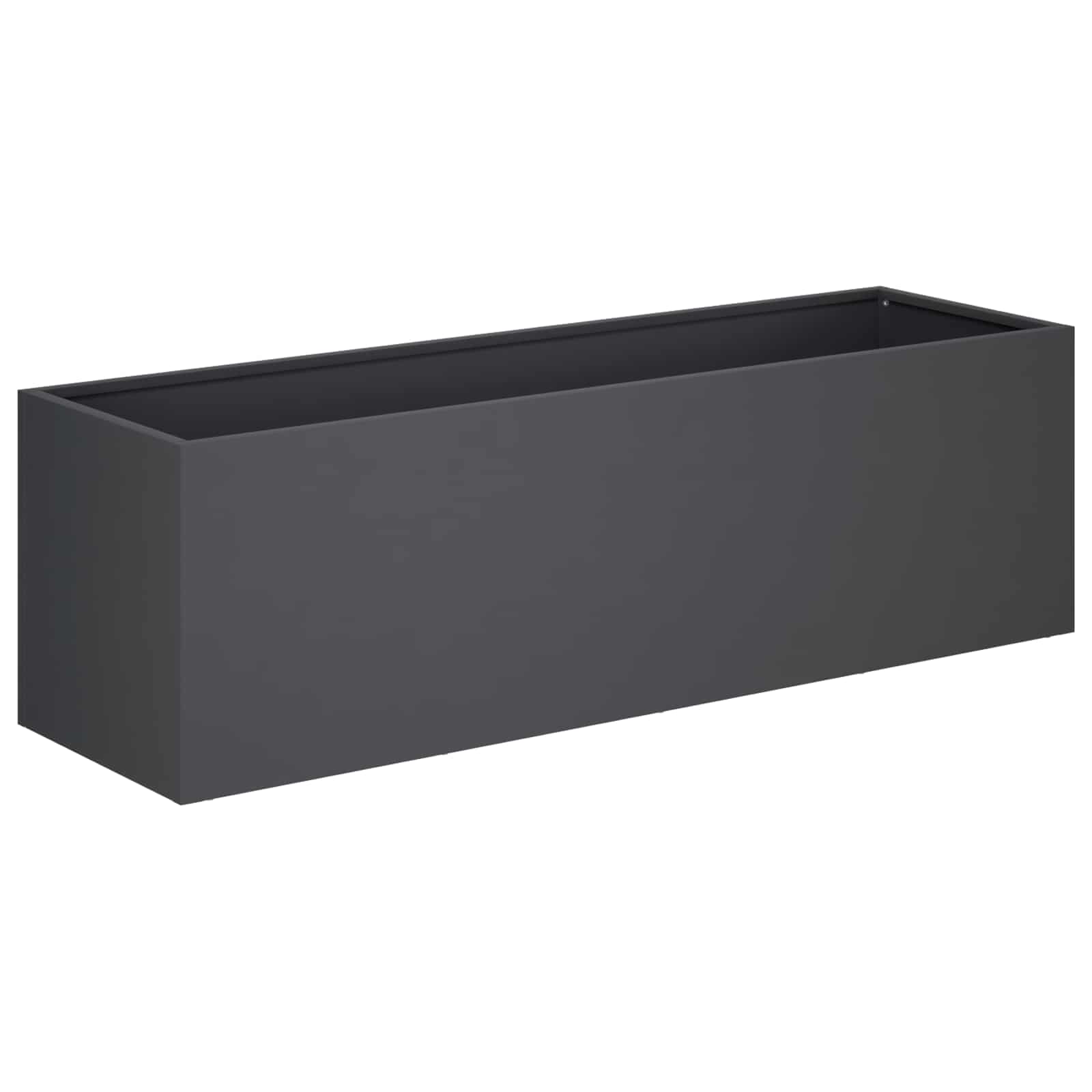 Γλάστρα Κήπου 2 τμχ. Ανθρακί 100 x 30 x 30 cm