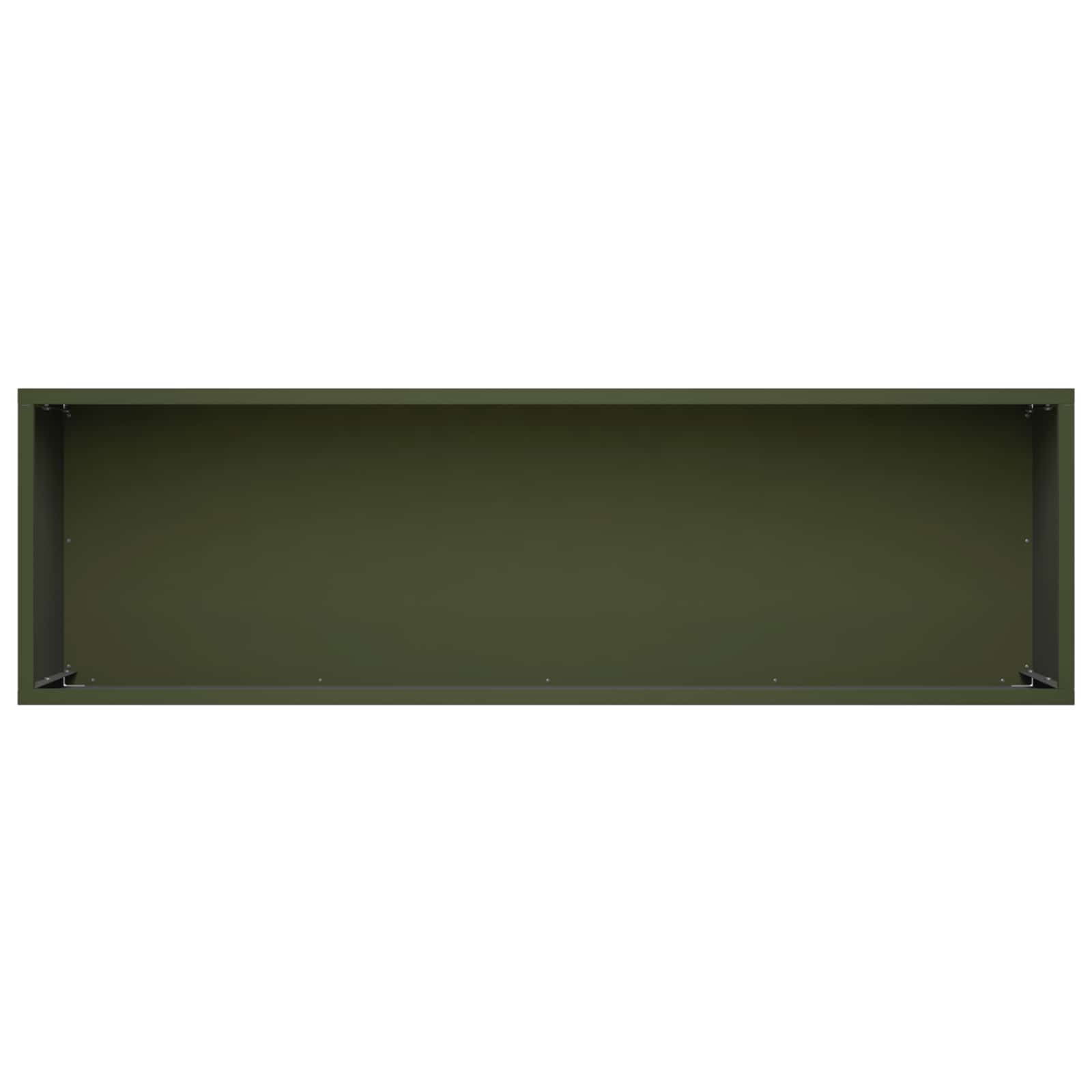 Γλάστρα Κήπου Λαδί 100 x 30 x 30 cm Ψυχρής έλασης χάλυβας - Pakobazaar
