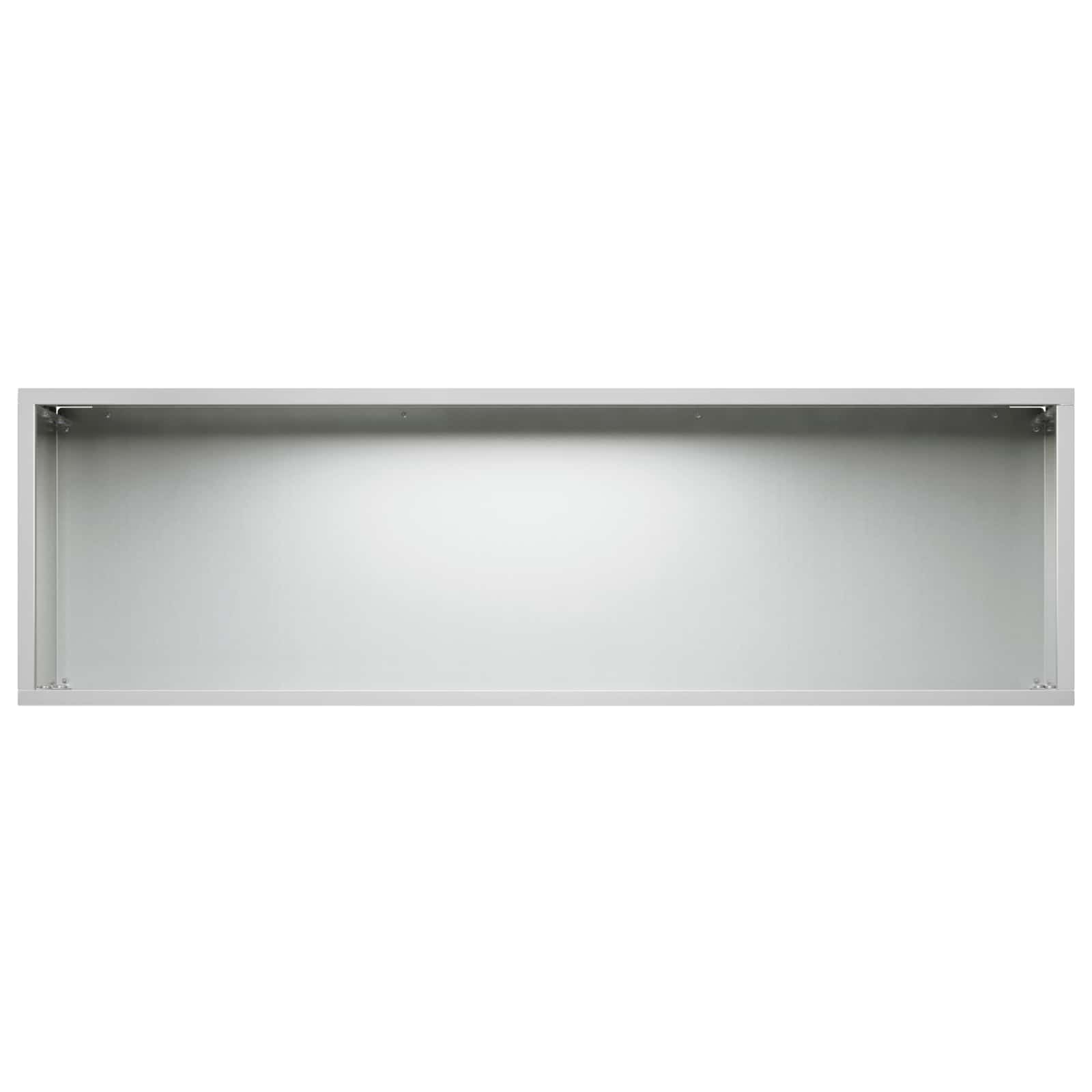 Γλάστρα Κήπου Ασημί 100 x 30 x 30 cm Γαλβανισμένος Χάλυβας - Pakobazaar