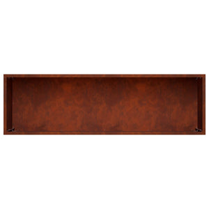 Γλάστρα Κήπου Σκ rusty 100 x 30 x 30 cm - Pakobazaar