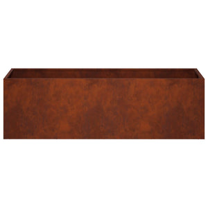 Γλάστρα Κήπου 2 τμχ. Σκ rusty 100 x 30 x 30 cm - Pakobazaar