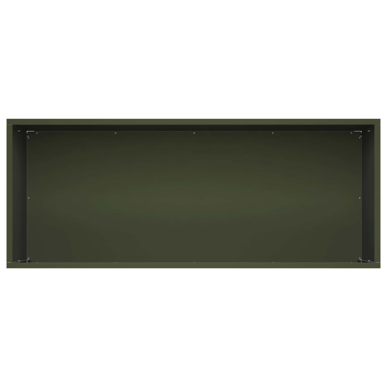 Γλάστρα Κήπου 2 τμχ. Λαδί 80 x 40 x 40 cm Ψυχρής έλασης χάλυβας