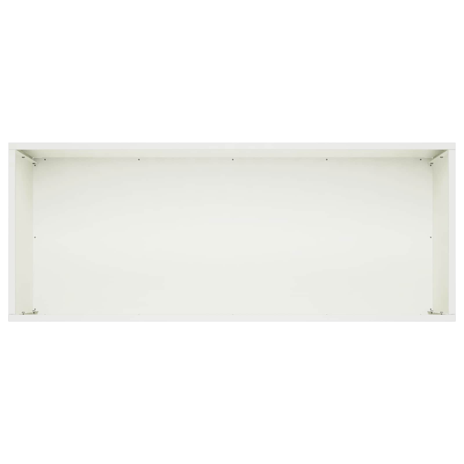 Γλάστρα Κήπου Λευκό 100 x 40 x 40 cm Ψυχρής έλασης χάλυβας - Pakobazaar