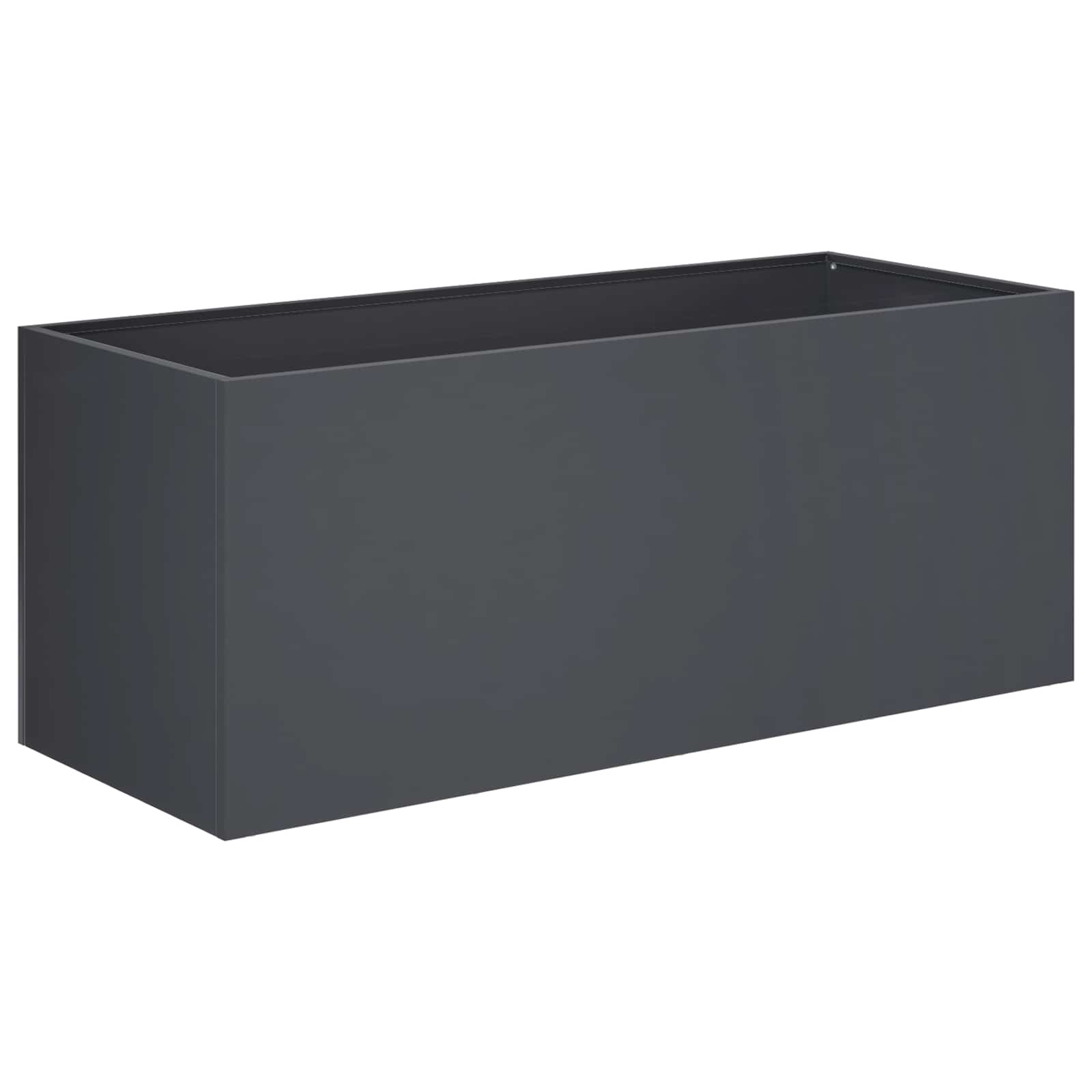 Γλάστρα Κήπου 2 τμχ. Ανθρακί 100 x 40 x 40 cm