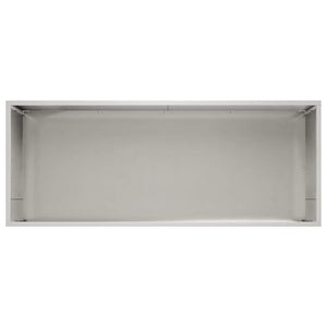 Γλάστρα Κήπου 2 τμχ. Ασημί 100 x 40 x 40 cm Ανοξείδωτο Ατσάλι