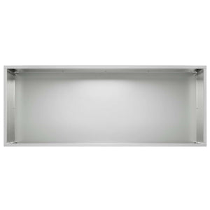 Γλάστρα Κήπου Ασημί 100 x 40 x 40 cm Γαλβανισμένος Χάλυβας - Pakobazaar
