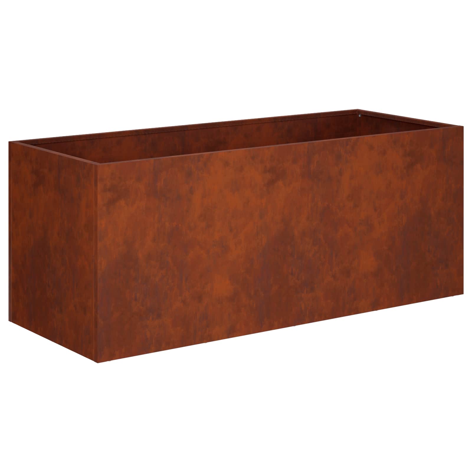 Γλάστρα Κήπου 2 τμχ. Σκ rusty 100 x 40 x 40 cm - Pakobazaar