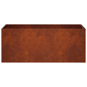 Γλάστρα Κήπου 2 τμχ. Σκ rusty 100 x 40 x 40 cm - Pakobazaar