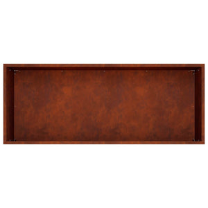 Γλάστρα Κήπου 2 τμχ. Σκ rusty 100 x 40 x 40 cm - Pakobazaar