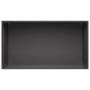 Γλάστρα Κήπου Μαύρο 100 x 50 x 50 cm Ψυχρής έλασης χάλυβας - Pakobazaar