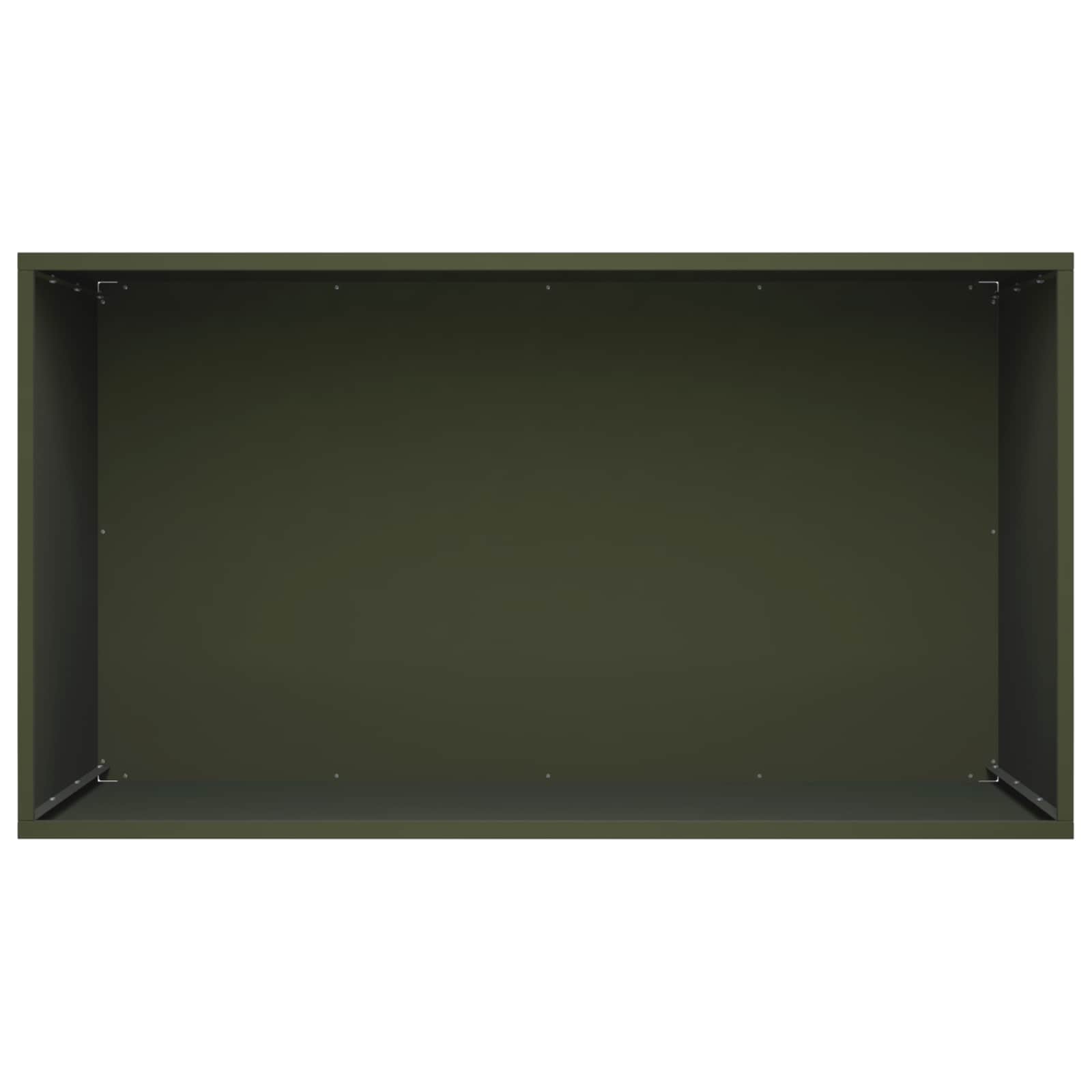 Γλάστρα Κήπου Λαδί 100 x 50 x 50 cm Ψυχρής έλασης χάλυβας - Pakobazaar