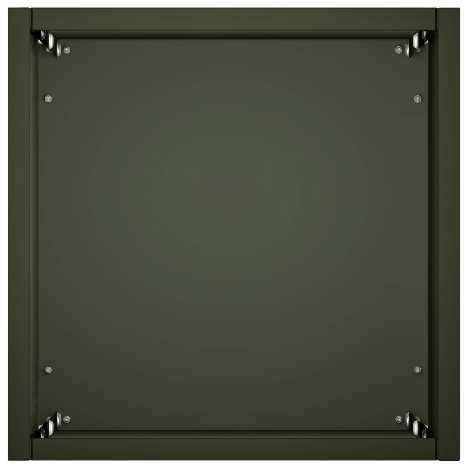 Γλάστρα Κήπου 2 τμχ. Λαδί 20 x 20 x 75 εκ.