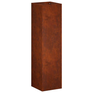 Γλάστρα Κήπου 2 τμχ. Σκ rusty 20 x 20 x 75 εκ. - Pakobazaar