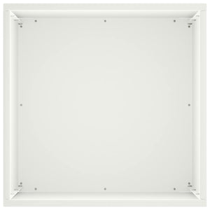 Γλάστρα Κήπου Λευκό 30 x 30 x 40 cm Ψυχρής έλασης χάλυβας - Pakobazaar