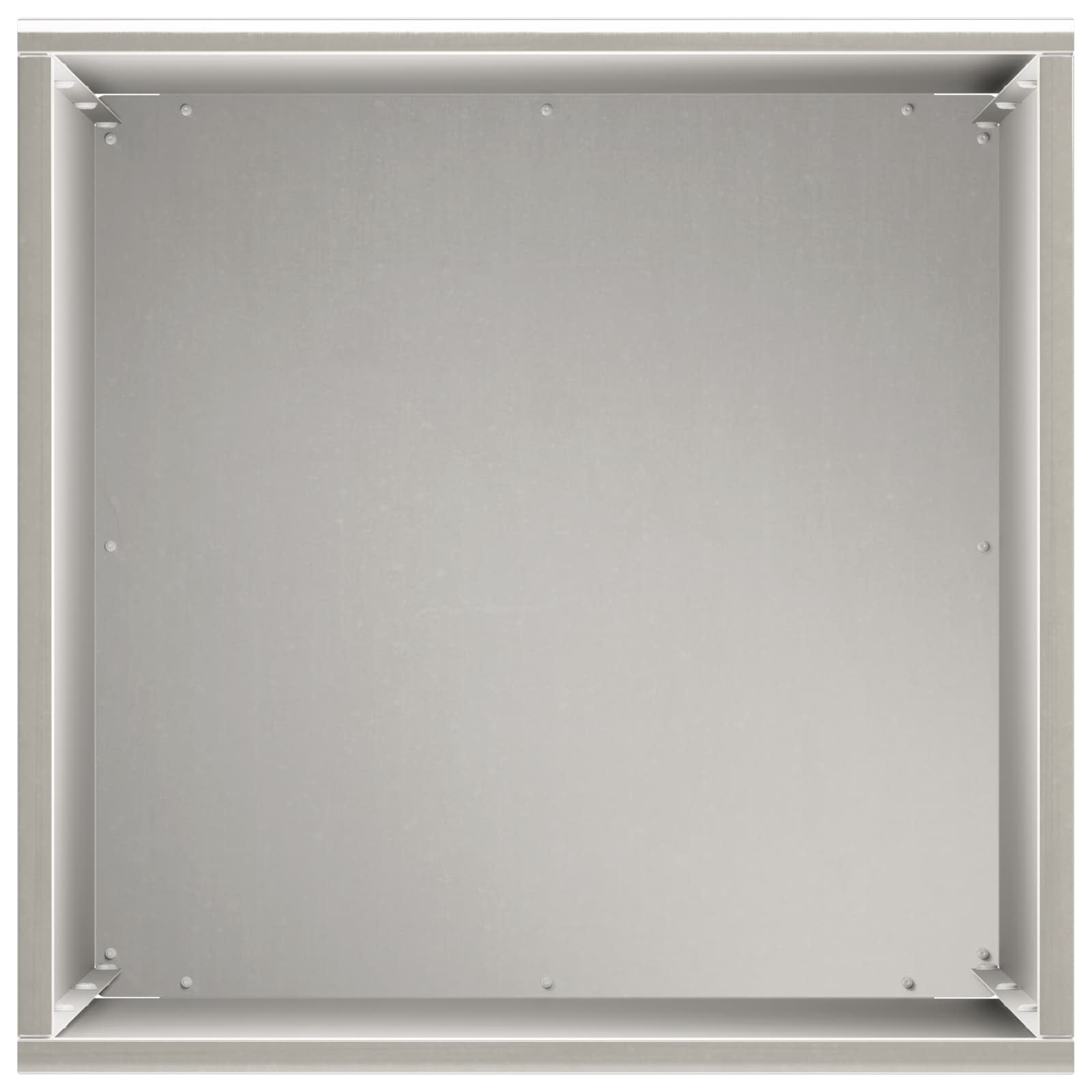 Γλάστρα Κήπου 2 τμχ. Ασημί 30 x 30 x 40 cm Ανοξείδωτο Ατσάλι - Pakobazaar