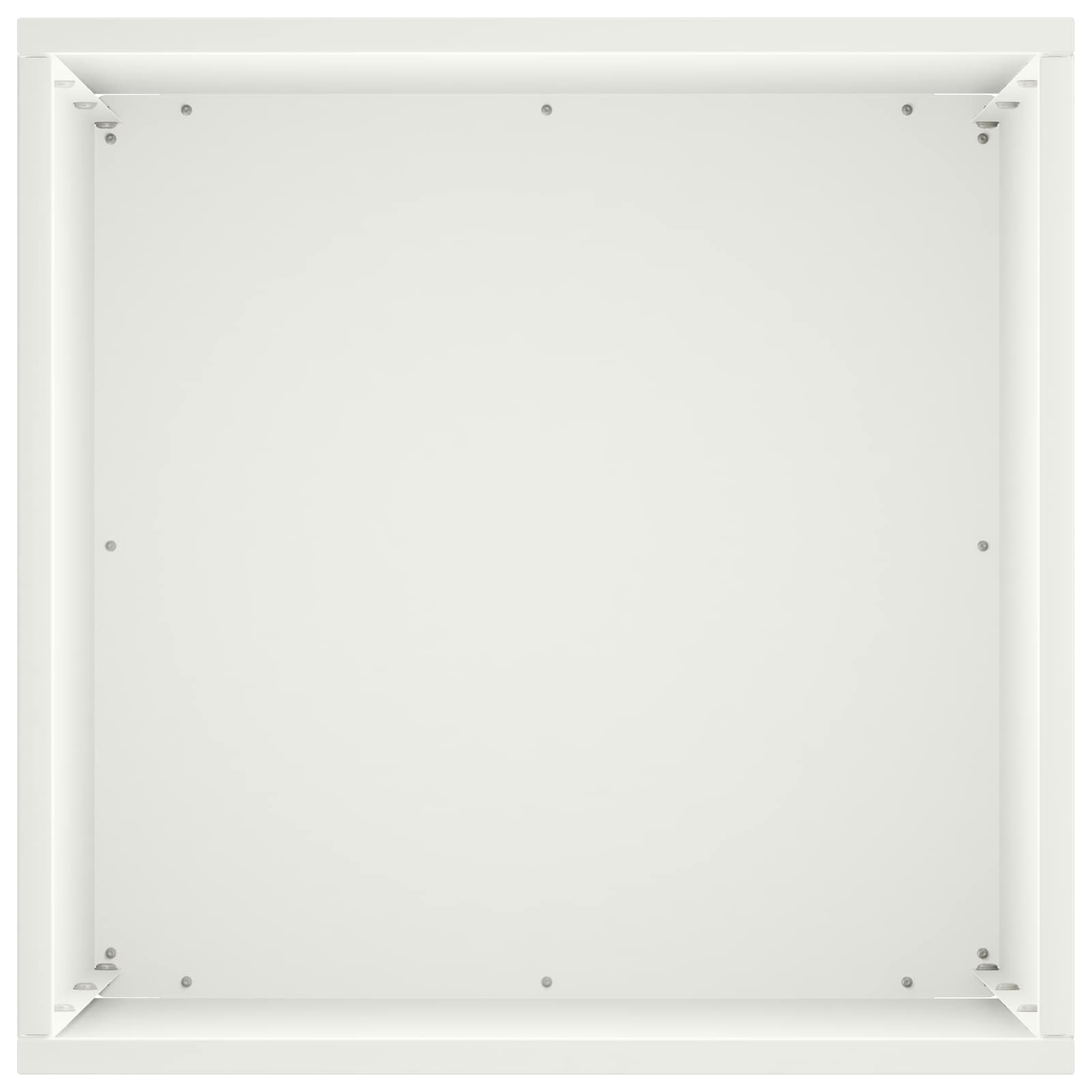 Γλάστρα Κήπου Λευκό 30 x 30 x 50 cm Ψυχρής έλασης χάλυβας