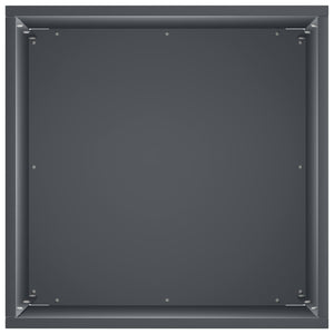 Γλάστρα Κήπου 2 τμχ. Ανθρακί 30 x 30 x 50 cm - Pakobazaar