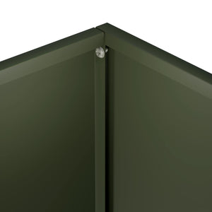 Γλάστρα Κήπου Λαδί 30 x 30 x 50 cm Ψυχρής έλασης χάλυβας