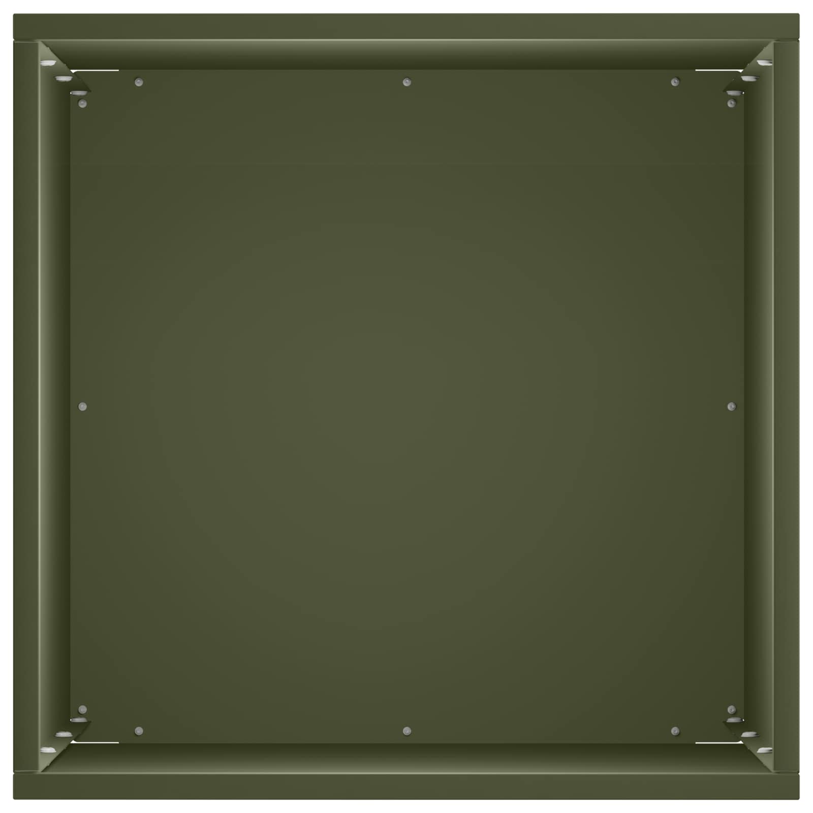 Γλάστρα Κήπου Λαδί 30 x 30 x 50 cm Ψυχρής έλασης χάλυβας