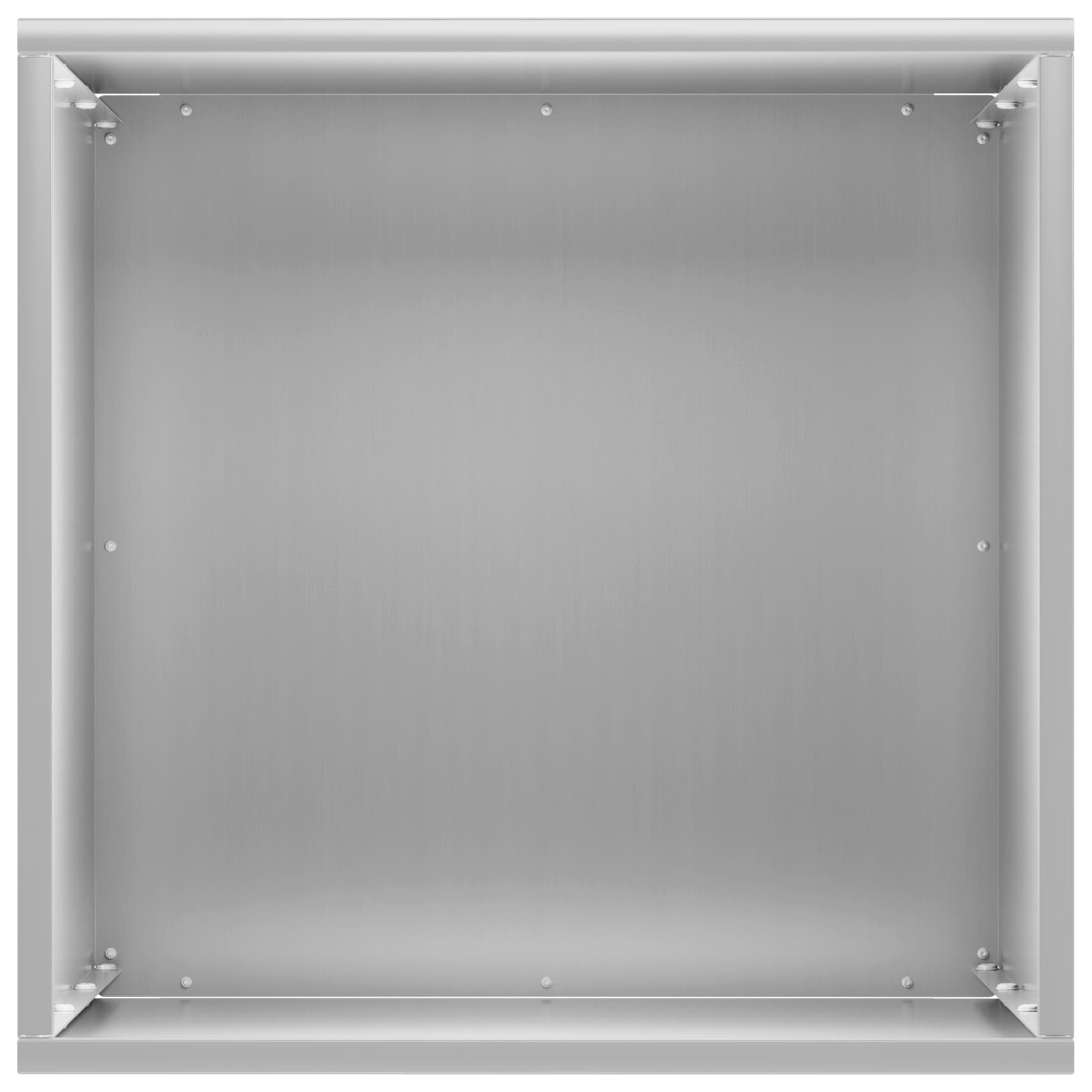 Γλάστρα Κήπου Ασημί 40 x 40 x 50 cm Γαλβανισμένος Χάλυβας