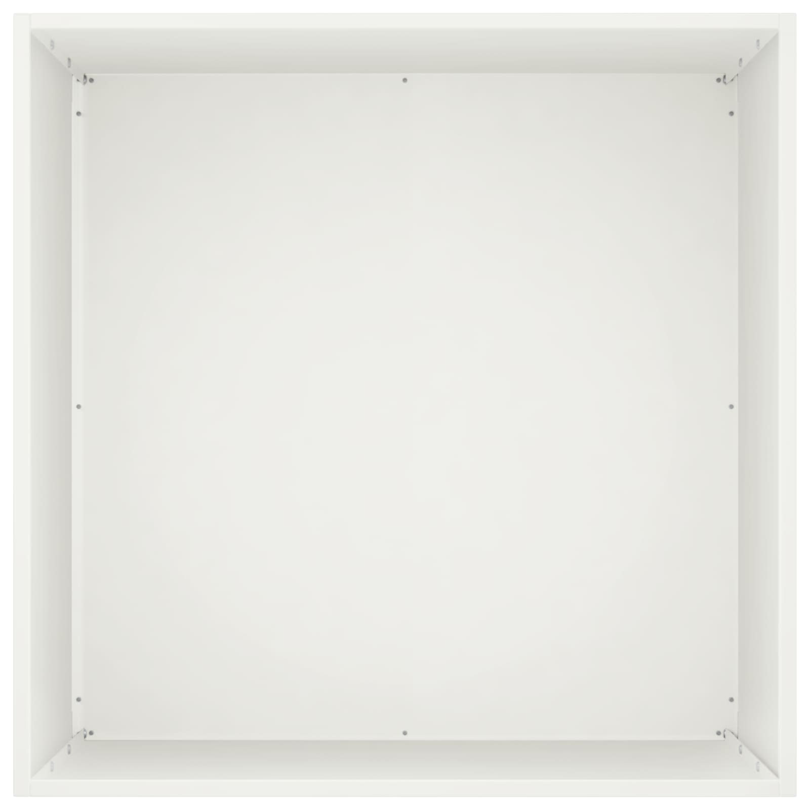 Γλάστρα Κήπου Λευκό 40 x 40 x 75 cm Ψυχρής έλασης χάλυβας - Pakobazaar