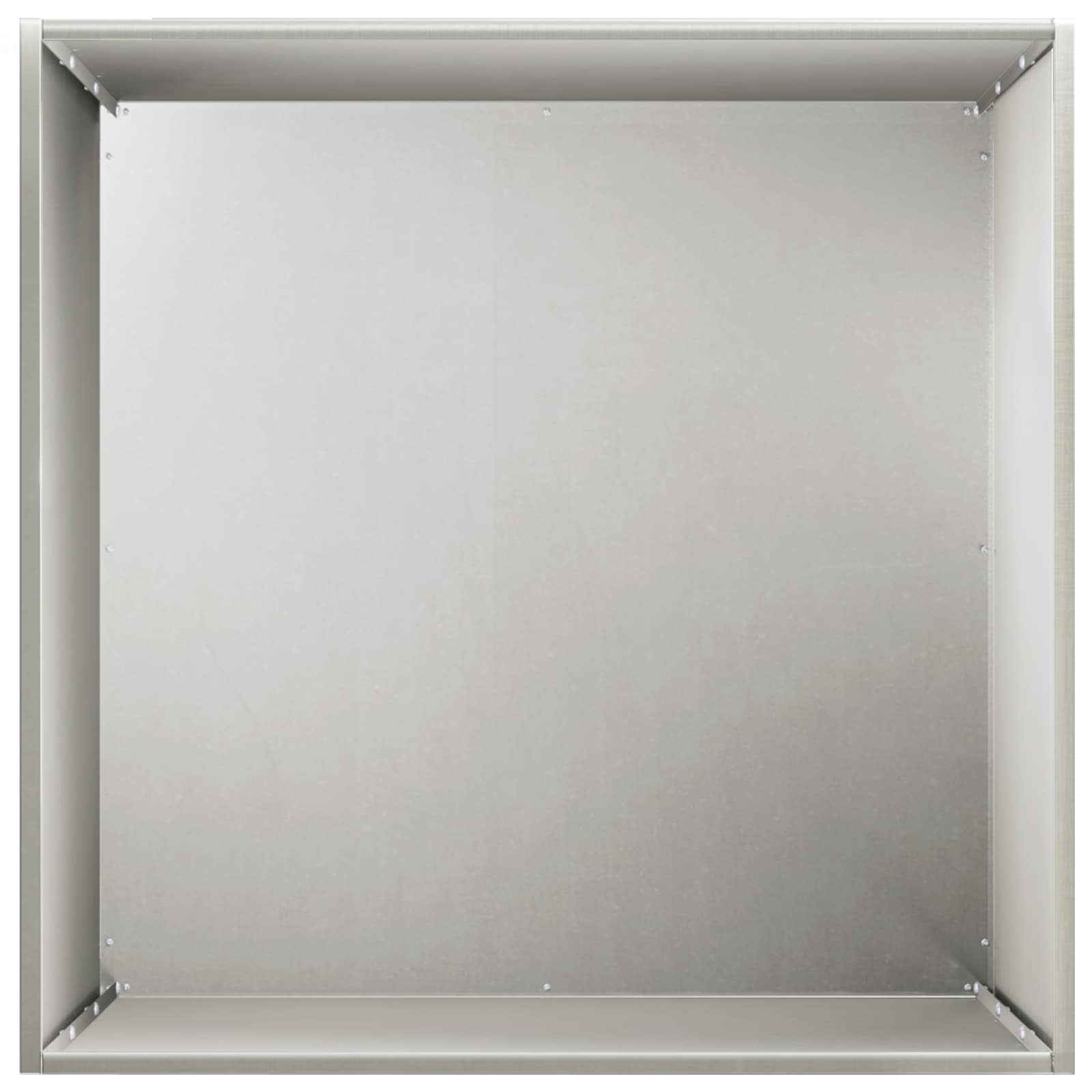 Γλάστρα Κήπου 2 τμχ. Ασημί 40 x 40 x 75 cm Ανοξείδωτο Ατσάλι
