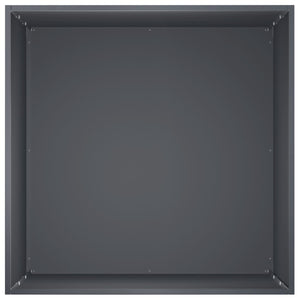 Γλάστρα Κήπου 2 τμχ. Ανθρακί 50 x 50 x 75 cm - Pakobazaar