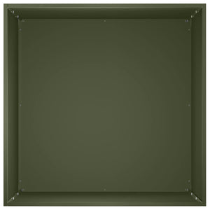 Γλάστρα Κήπου 2 τμχ. Λαδί 50 x 50 x 75 cm Ψυχρής έλασης χάλυβας - Pakobazaar