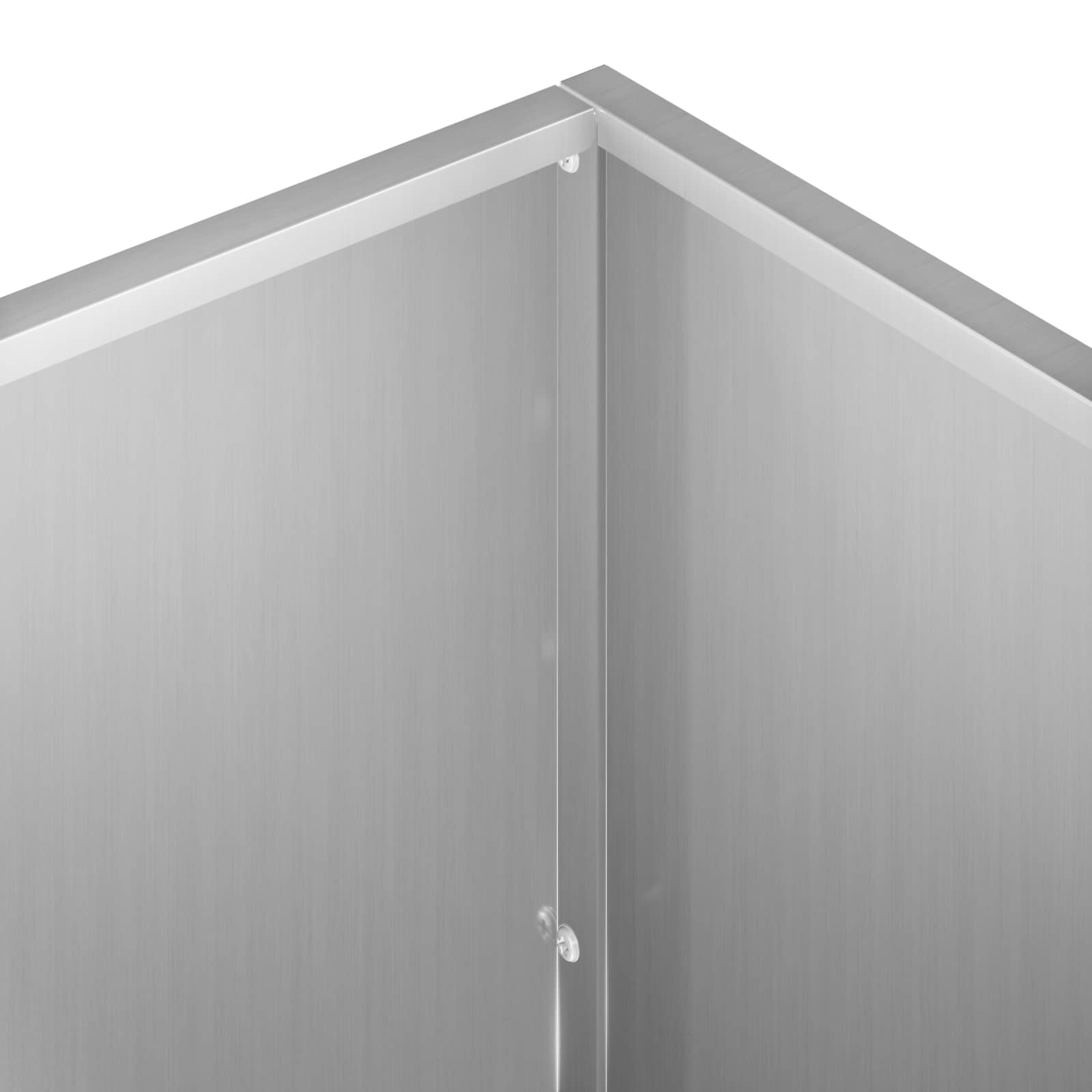 Γλάστρα Κήπου Ασημί 50 x 50 x 75 cm Γαλβανισμένος Χάλυβας - Pakobazaar