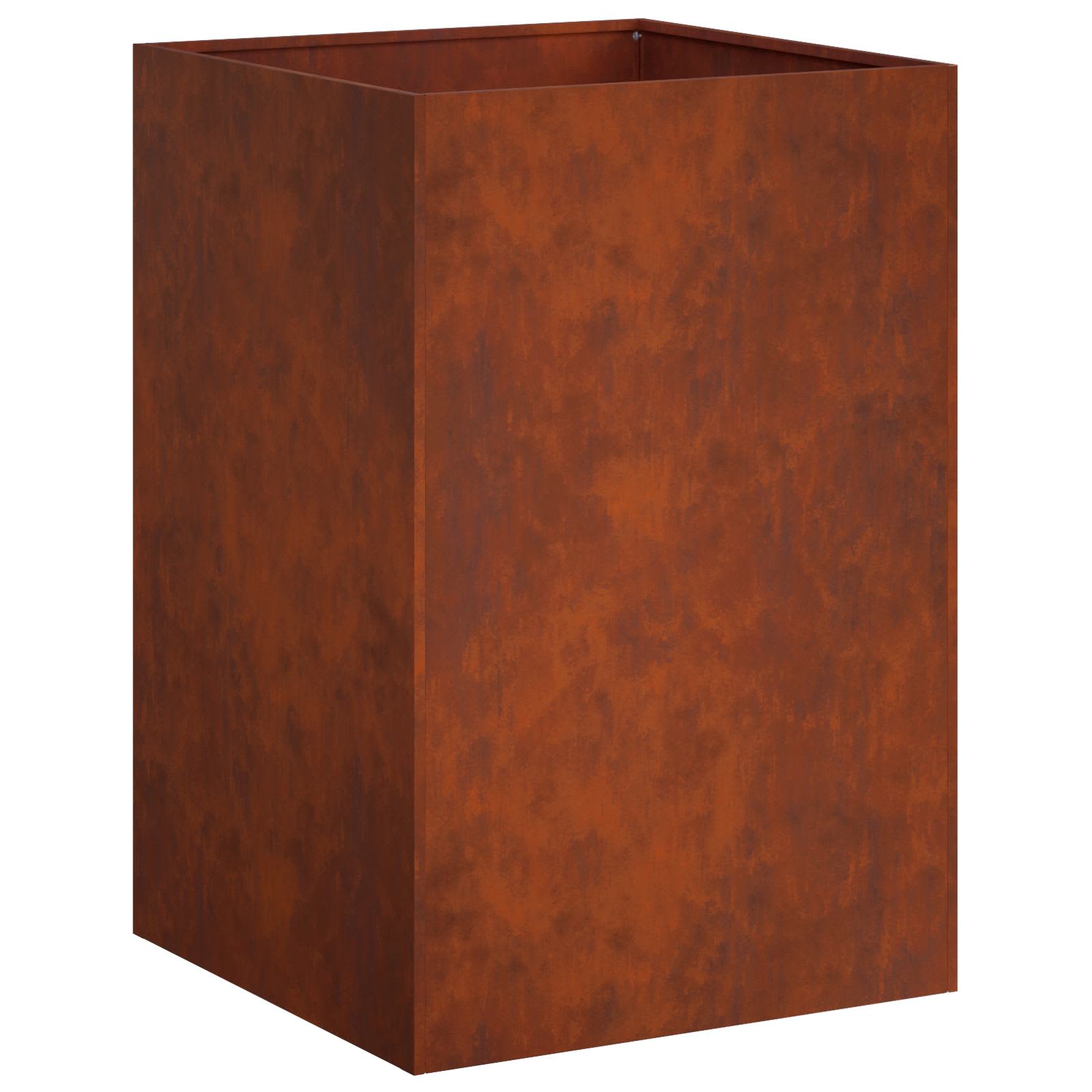 Γλάστρα Κήπου 2 τμχ. Σκ rusty 50 x 50 x 75 cm