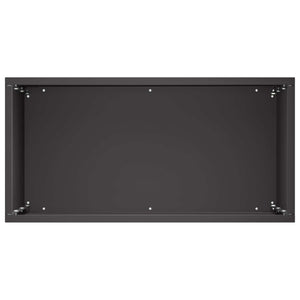 Γλάστρα Κήπου 2 τμχ. Μαύρο 40 x 20 x 40 εκ