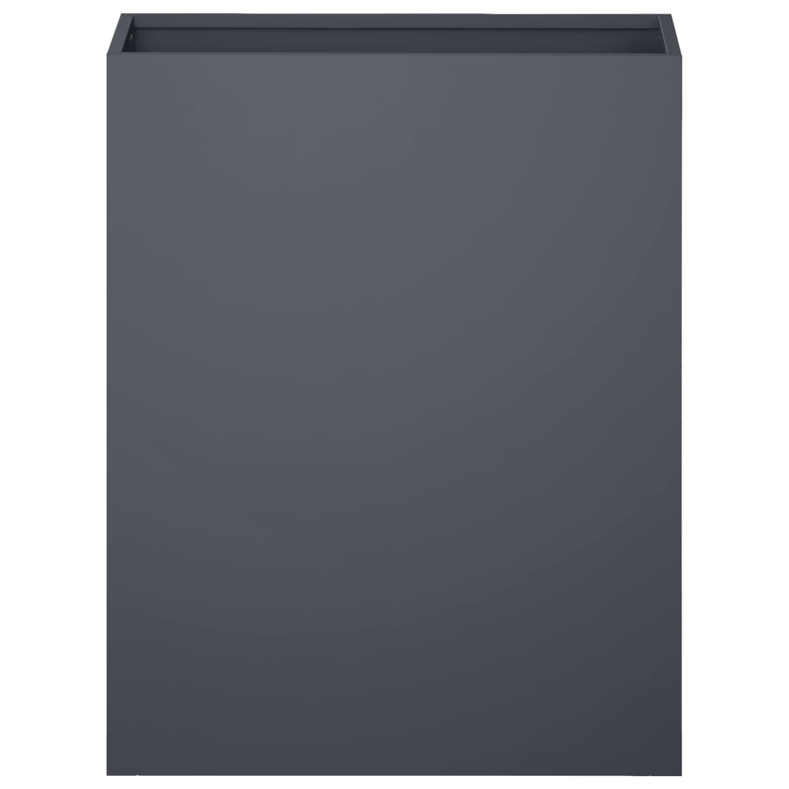 Γλάστρα Κήπου 2 τμχ. Ανθρακί 40 x 20 x 40 εκ