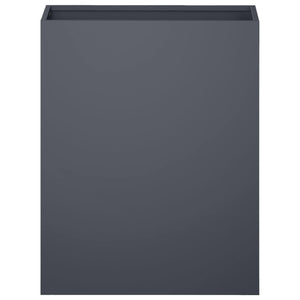 Γλάστρα Κήπου 2 τμχ. Ανθρακί 40 x 20 x 40 εκ